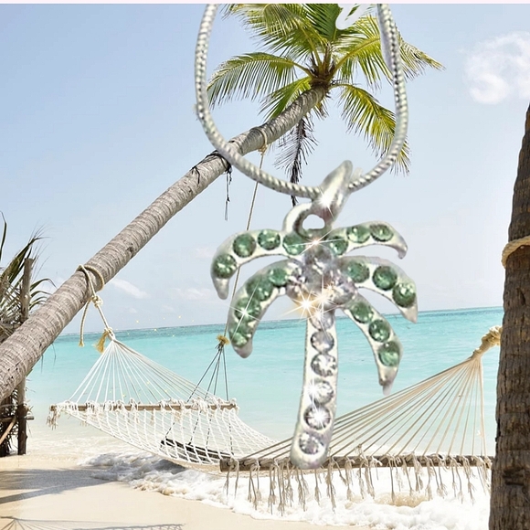 Peridot Palm Tree Pendant - Picture 8 of 8